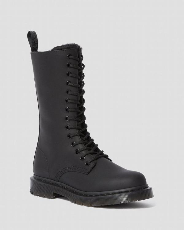 Dr Martens Dámské Zimni Boty 1914 Kolbert Dm's Wintergrip Černé, CZ-307159